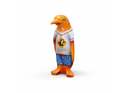 Design Luxury XXL 67cm Figure Sculpture Handcrafted Penguin Animal Sculptures Figures