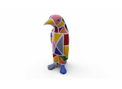 Design luxury figure sculpture handmade XXL 67cm penguin animal sculptures figures