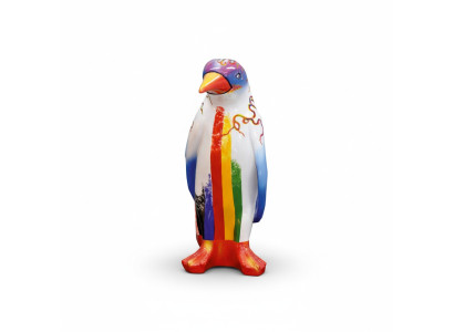 Design luxury figure sculpture handmade penguin animal sculptures XXL 67cm figures
