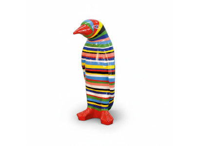 XXL Designer Figure Handcrafted Painted Figures Sculpture Sculptures Statue Penguin