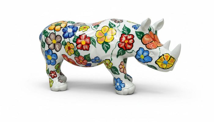 Design rhinoceros figure statue sculpture figures sculptures decoration decor 3096 new