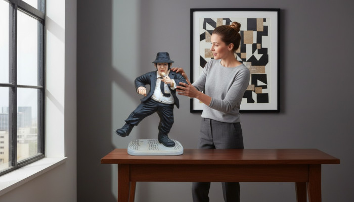 Design Blues Brothers Figurine Statue Sculpture Figurines Sculptures Decoration 5324