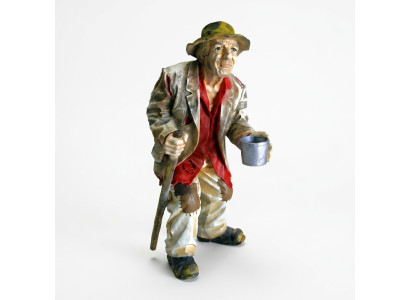 Design Beggar Figure Statue Sculpture Figures Sculptures Decoration Decor 5623 New