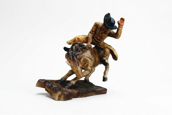 Design Cowboy Rodeo Horse Figure Statue Sculpture Figures Sculptures Decor 5641