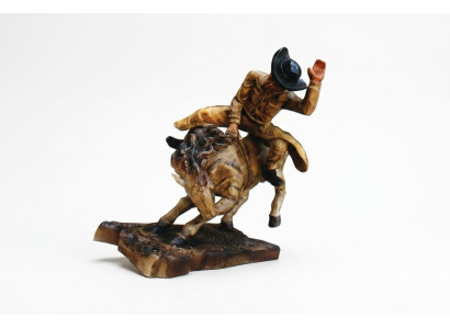 Design Cowboy Rodeo Horse Figure Statue Sculpture Figures Sculptures Decor 5641