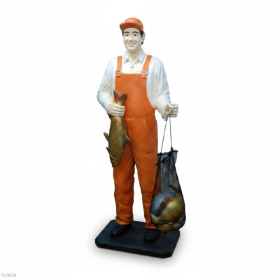 Design Fisher Figure Statue Sculpture Figures Sculptures Decoration Decor 5661 New