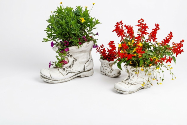 Flower pot plant tub natural decoration figure flower pots garden vases