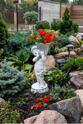 Planter pot decoration figure vases flowerpots garden nature