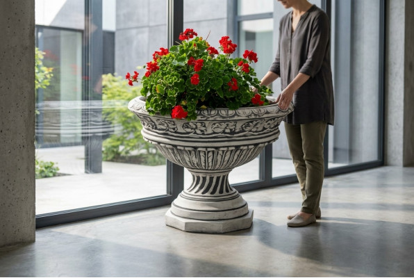 Flower pot plant container decoration figure nature vases flower pots garden