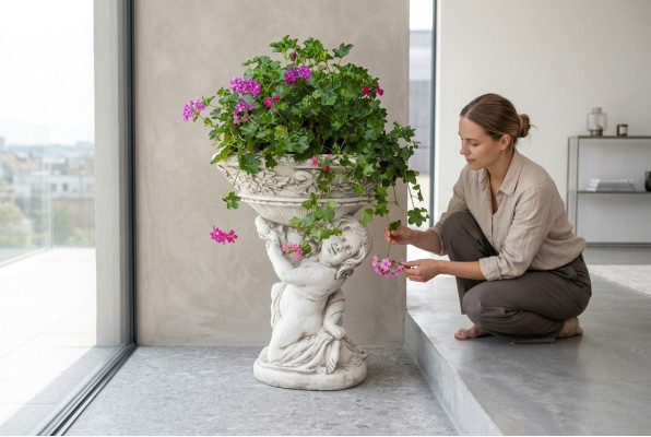 Flower pot plant container decoration figure garden flowerpots vases nature