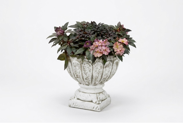 Figure flower pot plant white tub decoration figure flower pots garden