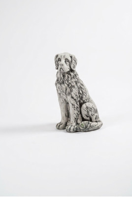 Garden Decoration Dog Statue Sculpture Figures Gray Sculptures Designer