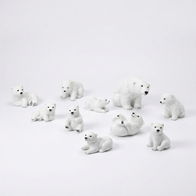 Polar Bear Figure Statue Bear Garden Decoration Figures Statues Deco Figure