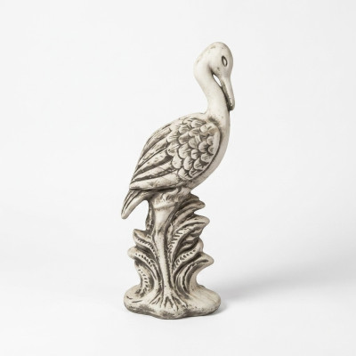 Garden decoration crane terrace stone figures statue sculpture