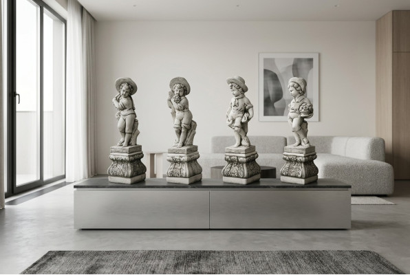 Pedestal 27cm for sculpture design figure statue garden figures statues