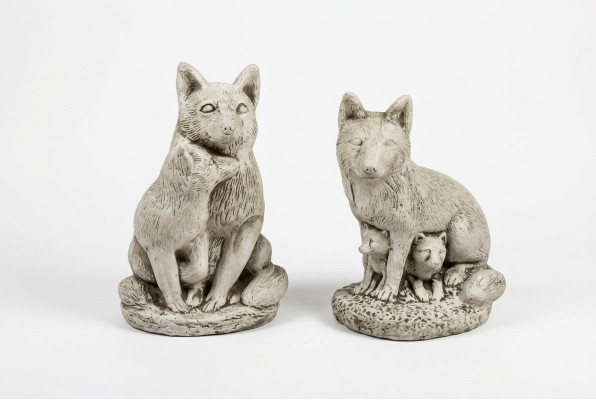 Garden Decor Fox Statue Sculpture Figure Sculptures Designer Figurine