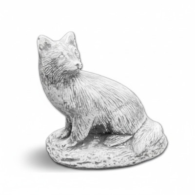 Garden Decoration Fox Terrace Stone Figures Figurine Decor Statue