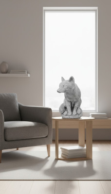 Garden decoration fox terrace stone figurines figure decorative statue