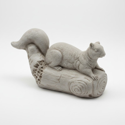 Garden decoration squirrel terrace decor stone figures statue