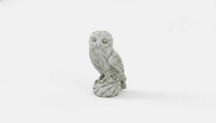 Garden Decoration Owl Terrace Stone Figures Figure Decoration Statue
