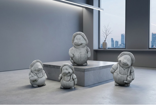 Garden decoration owl terrace nature stone figures figure decorative statue