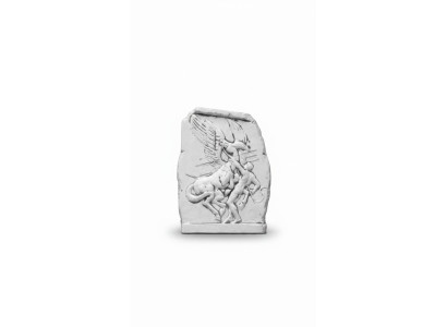 Wall relief stone slab picture angel antique style relief cast stone wall