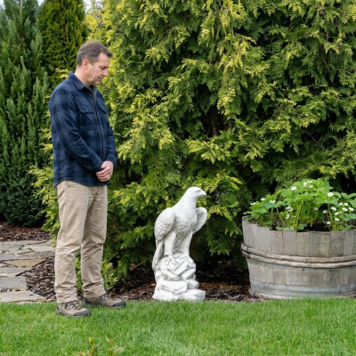 Figure Eagle Garden Statue Sculpture Decorative Sculptures Figures Statues