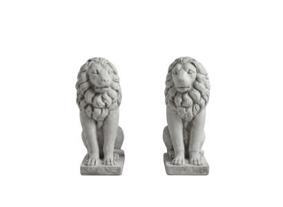 Lion Garden Statue Terrace Decorative Garden Sculpture Statues Sculptures