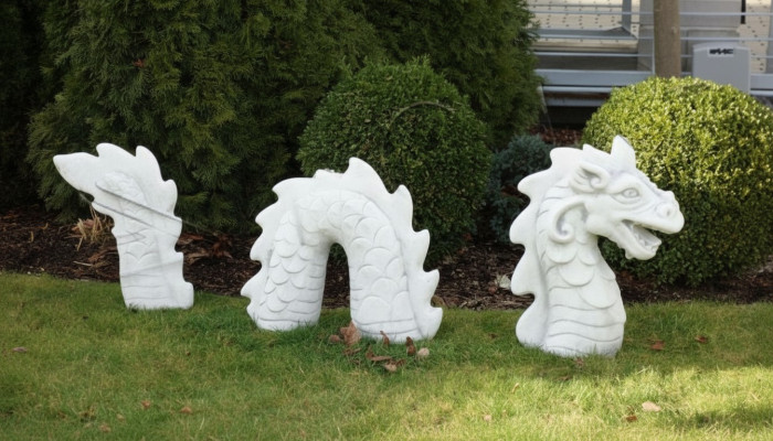 Figure Snake Dragon Garden Statue Sculpture Sculptures Figures