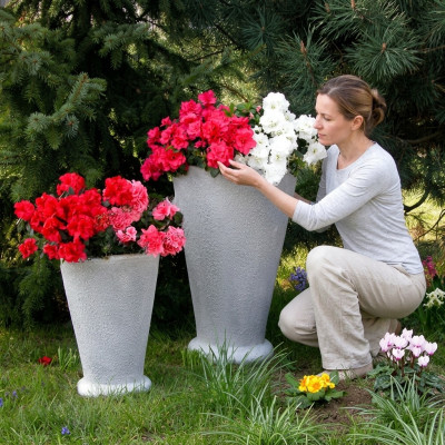 Design flower pot top planter vessel pots figure face