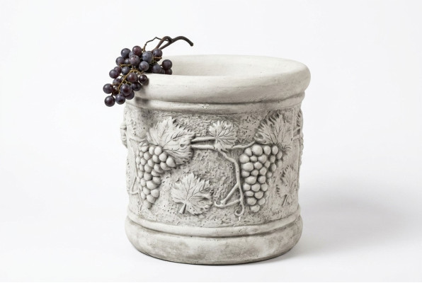 Flower vase, flower box, garden stone, decor, decoration, antique style, flowers.