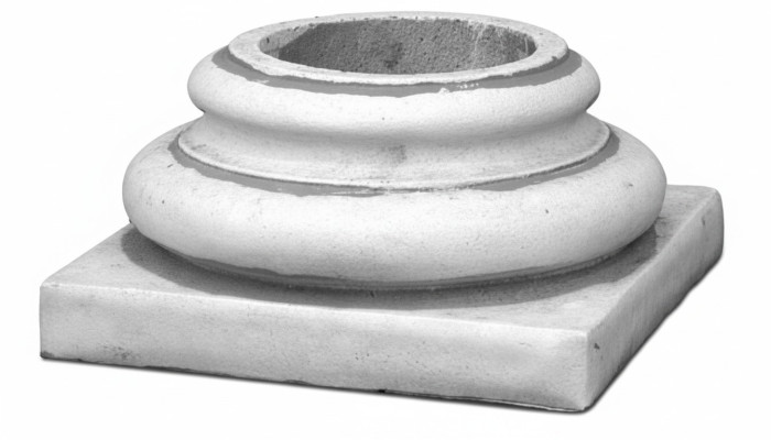 Base Foot Column Decoration Garden Stand Foundation Stone Antique