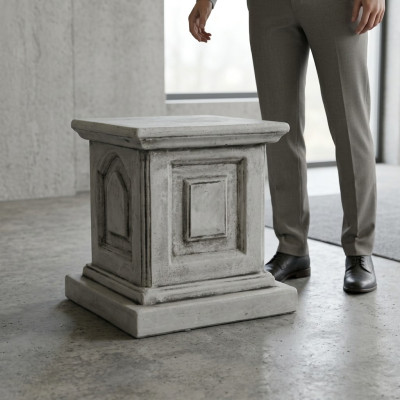 Decorative Column Columns Stone Antique Style Flower Stand Roman White Stand