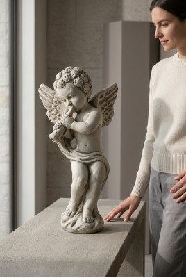 Angel 27cm Sculpture Design Figure Statue Garden Figures Statues