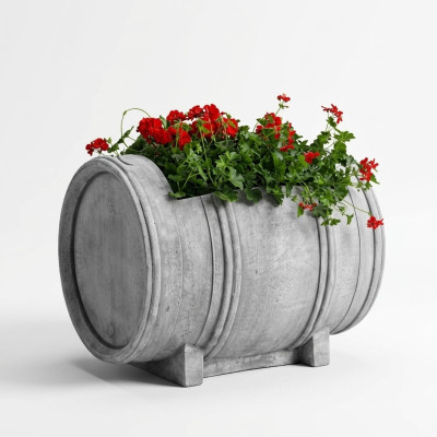 Design flower pot top planter vessel figure pots face decoration sculpture