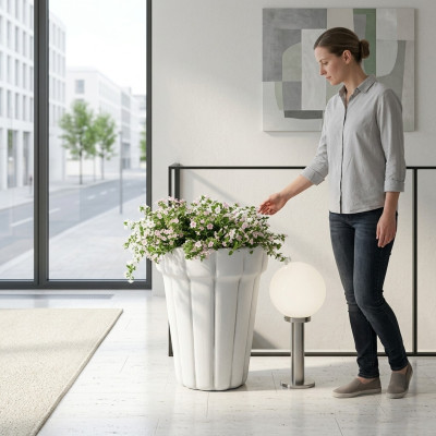 Flower pot, plant tub, decoration vases, nature garden figure, flower pots