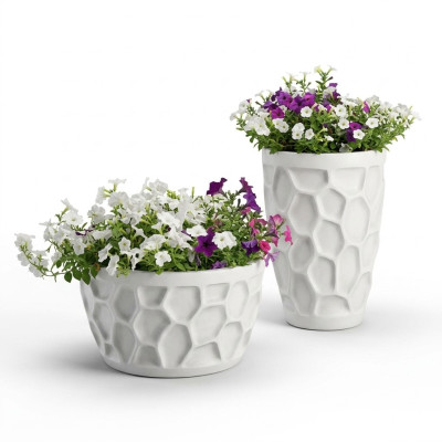Flower planter natural plant container decoration vases garden figure flowerpots