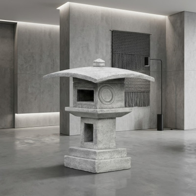 Japanese garden house decoration statue figures nature figure white statues