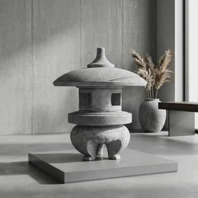 Japanese Garden House Decoration Statue Nature Figures Figure White Statues