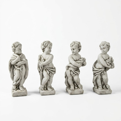 Angel figure statue figures statues sculptures garden sculpture