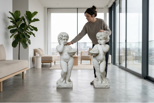 Boy 72cm Figure Statue Figures Sculpture Statues Garden Decoration