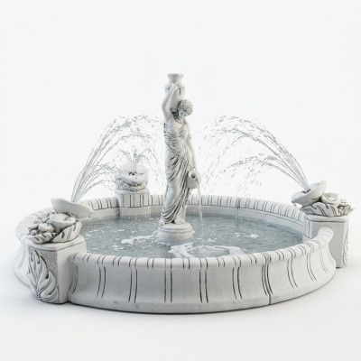 Fountain Figure Statue Figures Sculpture Statues Sculptures Antique Garden