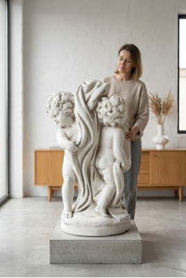Angel 72cm Sculpture Design Figurine Statue Garden Figures Statues
