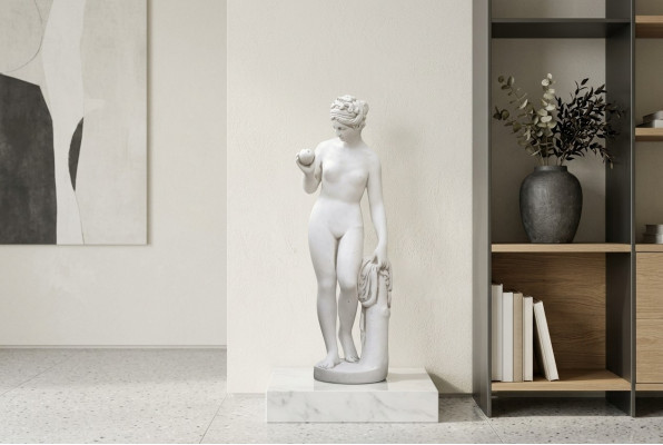 Garden Decoration Woman 61cm Terrace Stone Figures Figure Decoration