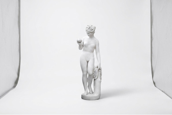 Garden Decoration Woman 61cm Terrace Stone Figures Figure Decoration