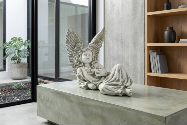 Angel 27cm Sculpture Design Figure Statue Garden Figures Decorative Statues
