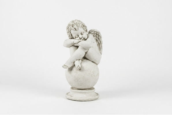 Angel Sphere Statue Figure Figures Statues Sculpture Sculptures Garden