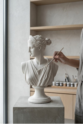 Roman bust figure figures statue statues sculpture decorative sculptures