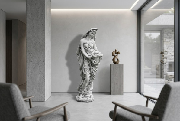 Decoration figure woman garden designer figures sculpture sculptures