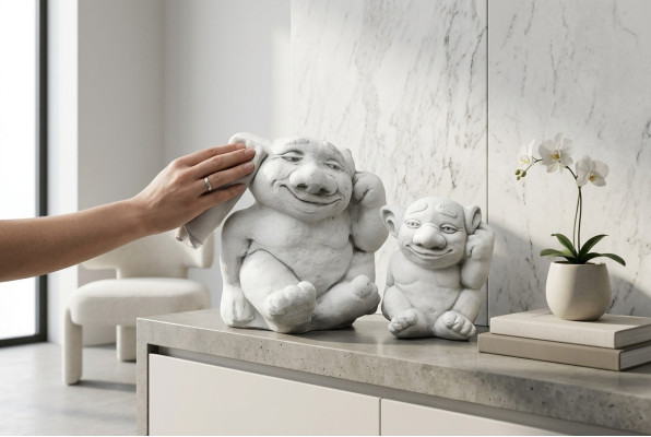 Troll 18cm Sculpture Design Figure Statue Garden Decorative Figures Statues